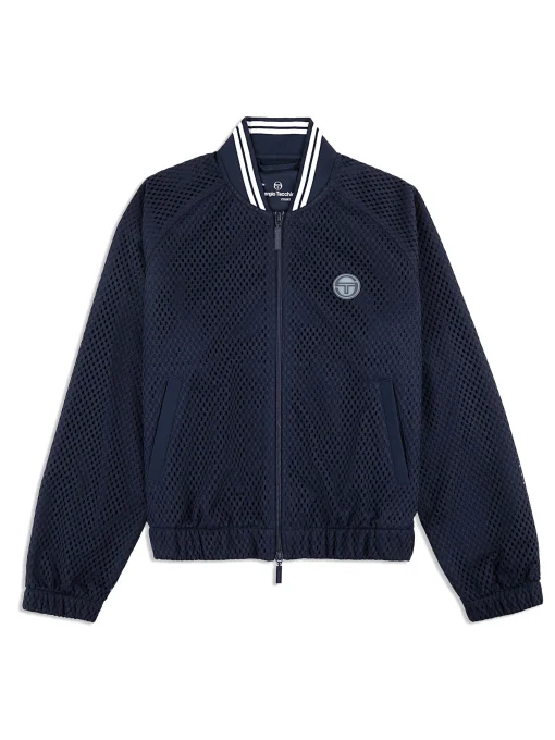 Sergio Tacchini Adria Mesh Track Jacket- MARITIME BLUE New