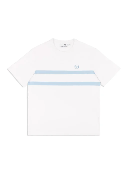 Sergio Tacchini Banda T-Shirt- CLEAR SKY Outlet