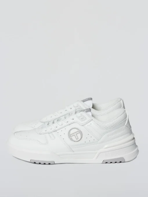 Sergio Tacchini BB Court Lo Sneaker-White/ Quiet Grey WHITE-WHITE-QUIET GREY Sale