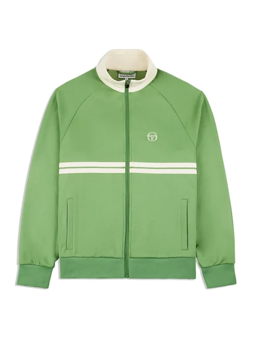 Sergio Tacchini Dallas Track Jacket Archivio- Jade Green/ Pearl Ivory JADE GREEN/PEARL IVORY New