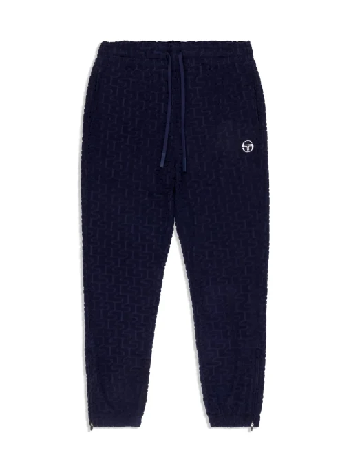 Sergio Tacchini Livata Monogram Track Pant- MARITIME BLUE New
