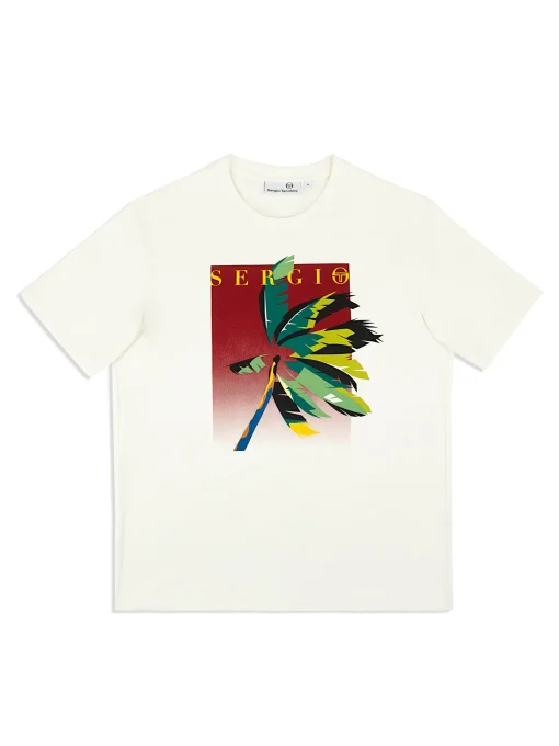 Sergio Tacchini Palma T-Shirt- GARDENIA Sale