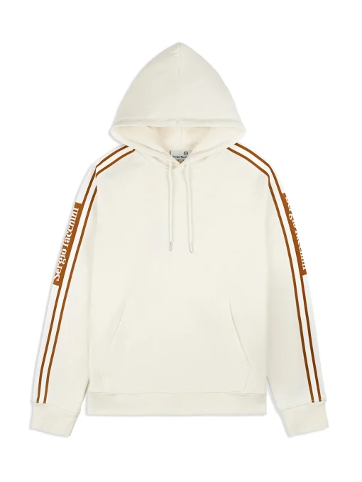 Sergio Tacchini Pereto Tape Hoodie- GARDENIA Outlet