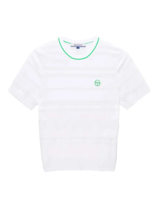 Sergio Tacchini Resort Knit Top- OFF WHITE Discount
