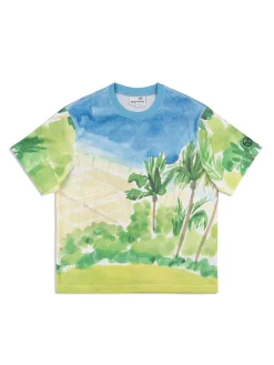 Sergio Tacchini Spazio T-Shirt- MULTI PRINT Clearance