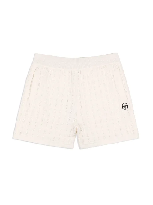 Sergio Tacchini Ulivo Crochet Short- BRILLIANT WHITE Online