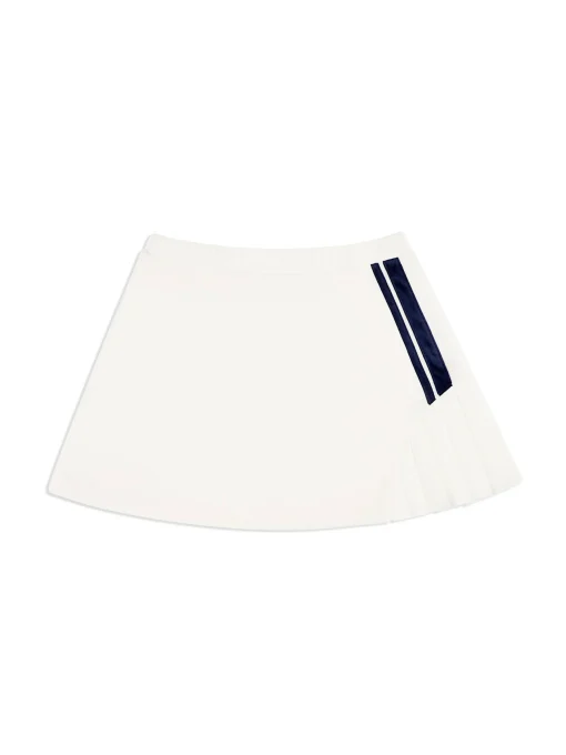 Sergio Tacchini Veneto Velour Mini Skirt- GARDENIA Hot