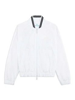 Sergio Tacchini Adria Mesh Track Jacket- BRILLIANT WHITE Discount