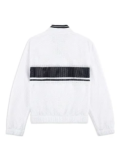 Sergio Tacchini Adria Mesh Track Jacket- BRILLIANT WHITE Discount