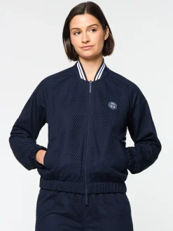 Sergio Tacchini Adria Mesh Track Jacket- MARITIME BLUE New