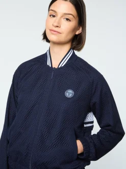 Sergio Tacchini Adria Mesh Track Jacket- MARITIME BLUE New