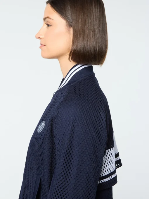 Sergio Tacchini Adria Mesh Track Jacket- MARITIME BLUE New