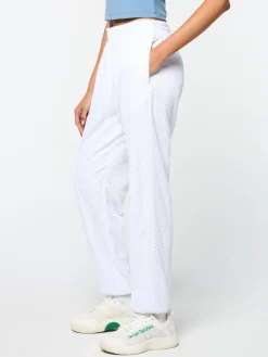 Sergio Tacchini Adria Mesh Track Pant- BRILLIANT WHITE Hot