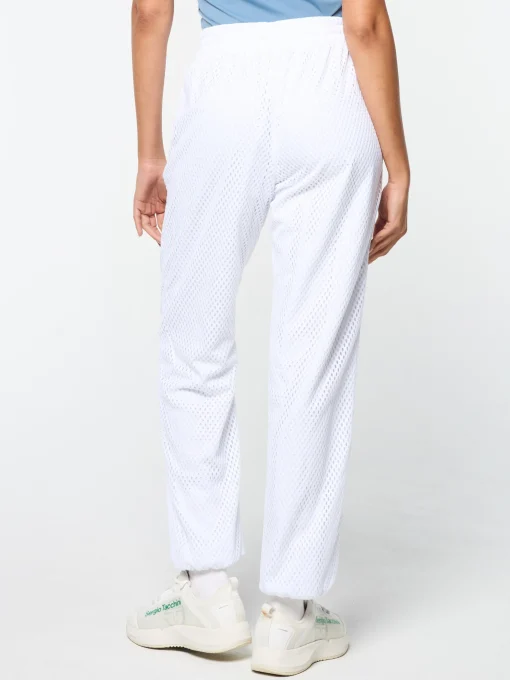 Sergio Tacchini Adria Mesh Track Pant- BRILLIANT WHITE Hot