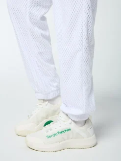 Sergio Tacchini Adria Mesh Track Pant- BRILLIANT WHITE Hot