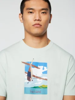 Sergio Tacchini Aereo T-Shirt- SURF SPRAY Clearance