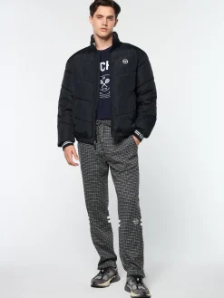 Sergio Tacchini Alezio Puffer Jacket- BLACK BEAUTY Best