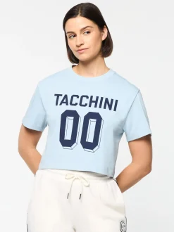 Sergio Tacchini Amore Crop T-Shirt- CELESTIAL BLUE New
