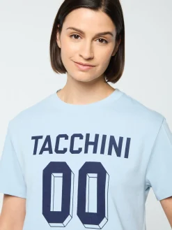 Sergio Tacchini Amore Crop T-Shirt- CELESTIAL BLUE New