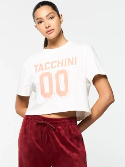 Sergio Tacchini Amore Crop T-Shirt- GARDENIA New