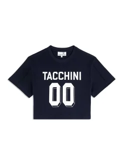 Sergio Tacchini Amore Crop T-Shirt- MARITIME BLUE Best