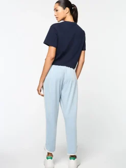 Sergio Tacchini Amore Crop T-Shirt- MARITIME BLUE Best