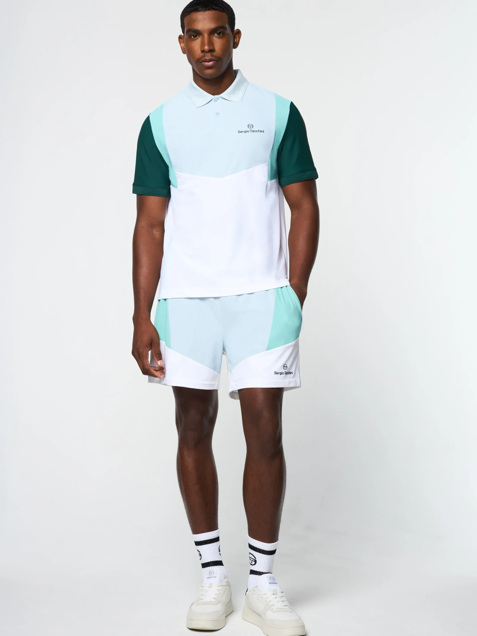 Sergio Tacchini Angolo Polo- BRILLIANT WHITE Outlet