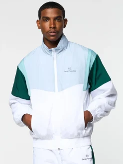 Sergio Tacchini Angolo Track Jacket- BRILLIANT WHITE Fashion