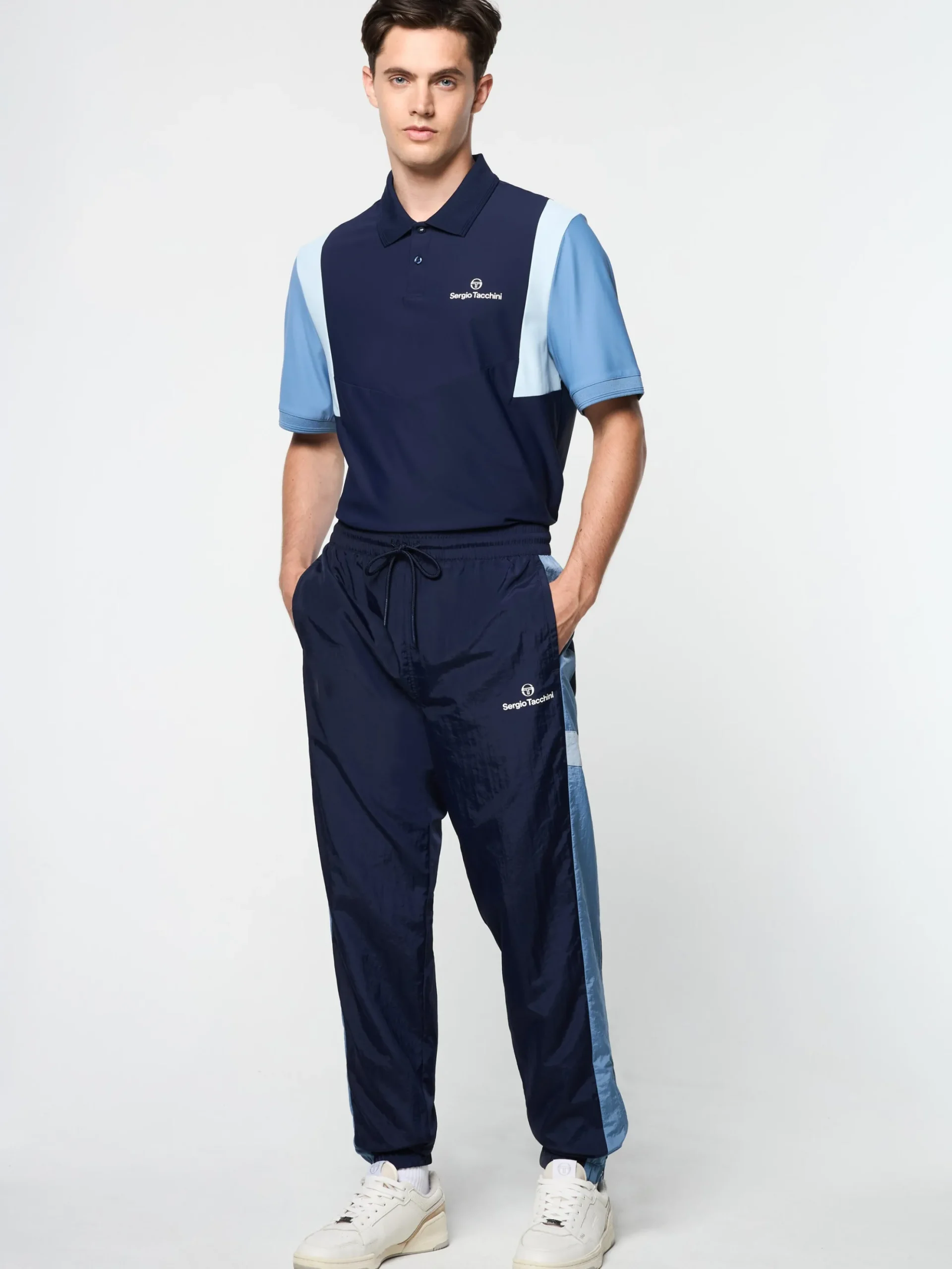 Sergio Tacchini Angolo Track Pant- MARITIME BLUE New
