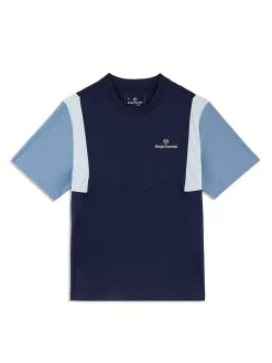 Sergio Tacchini Angolo T-Shirt- MARITIME BLUE Best