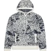 Sergio Tacchini Astratta Jacquard Hoodie- MARITIME BLUE Outlet