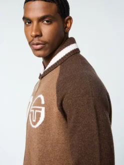 Sergio Tacchini Atella Shawl Cardigan- CAPPUCCINO Best