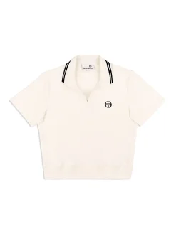 Sergio Tacchini Atri Velour Polo- GARDENIA Sale