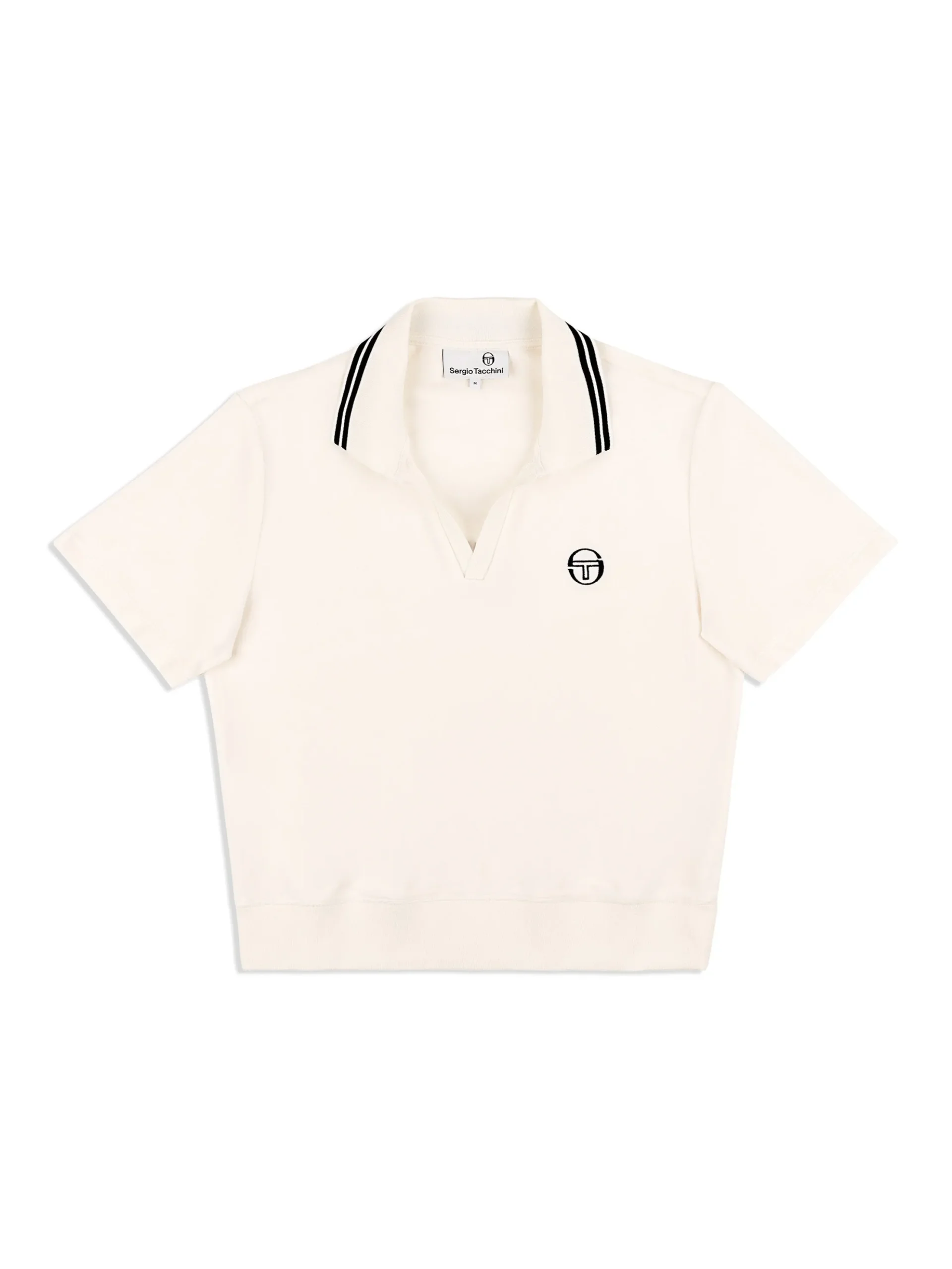 Sergio Tacchini Atri Velour Polo- GARDENIA Sale