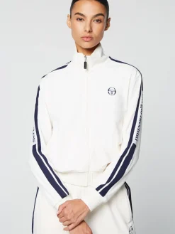 Sergio Tacchini Atri Velour Track Jacket- GARDENIA Online