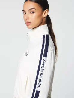 Sergio Tacchini Atri Velour Track Jacket- GARDENIA Online