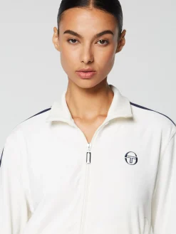 Sergio Tacchini Atri Velour Track Jacket- GARDENIA Online