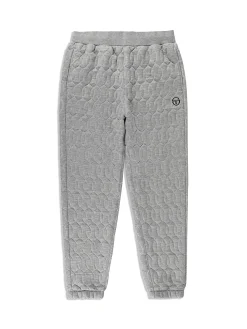 Sergio Tacchini Aversa Quilted Sweatpant- LIGHT HEATHER GREY Best
