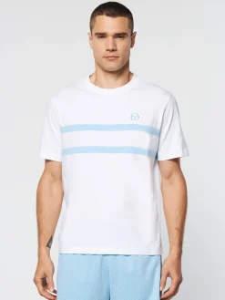 Sergio Tacchini Banda T-Shirt- CLEAR SKY Outlet