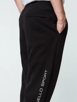 Sergio Tacchini Bari Graphic Sweatpant- BLACK BEAUTY Outlet