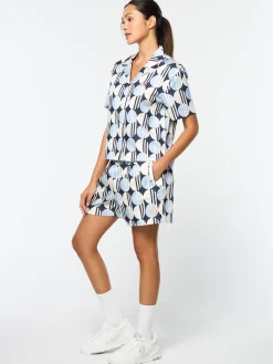 Sergio Tacchini Brikette Cabana Shirt- MARITIME BLUE Fashion