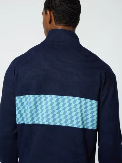 Sergio Tacchini Cialda Half Zip- MARITIME BLUE Clearance