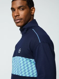 Sergio Tacchini Cialda Half Zip- MARITIME BLUE Clearance
