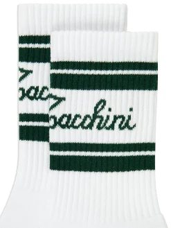 Sergio Tacchini Clasico Script Logo Sock- RAINFOREST Best