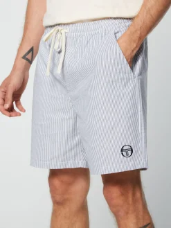 Sergio Tacchini Cosimo Oxford Shorts- MARITIME BLUE Best