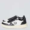 Sergio Tacchini Court Classic MP Sneaker- Antique White/ Seedpearl/ Raven ANTIQUE WHITE-SEEDPEARL-RAVEN Fashion