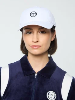 Sergio Tacchini Court Hat- BRILLIANT WHITE Discount