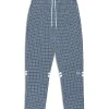 Sergio Tacchini Dallas Houndstooth Track Pant- MARITIME BLUE Online