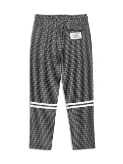 Sergio Tacchini Dallas Houndstooth Track Pant- BLACK BEAUTY Best