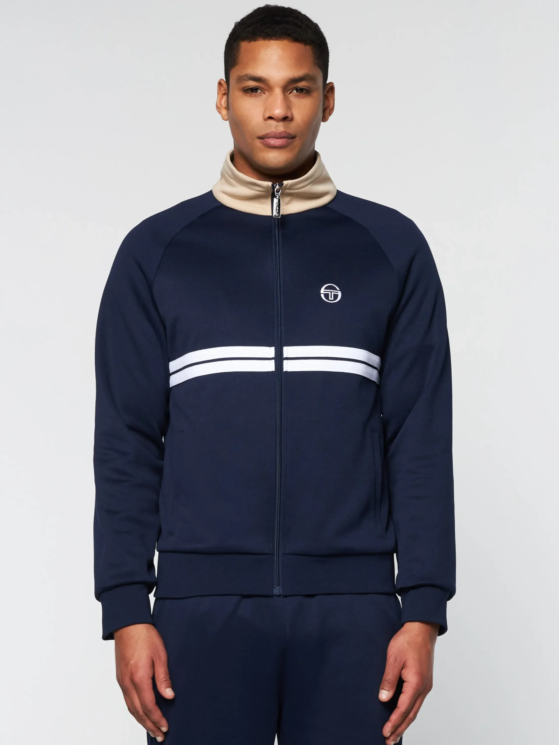 Sergio Tacchini Dallas Track Jacket Archivio- Maritime Blue/ Humus MARITIME BLUE/HUMUS Online